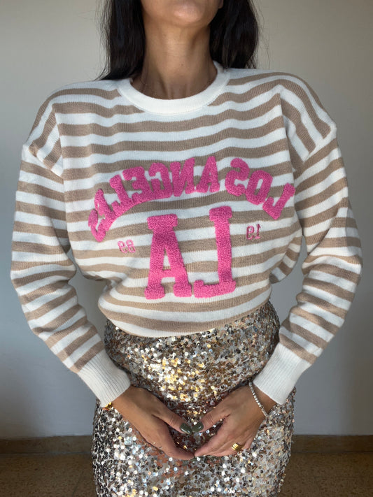 Pullover a righe LosAngeles