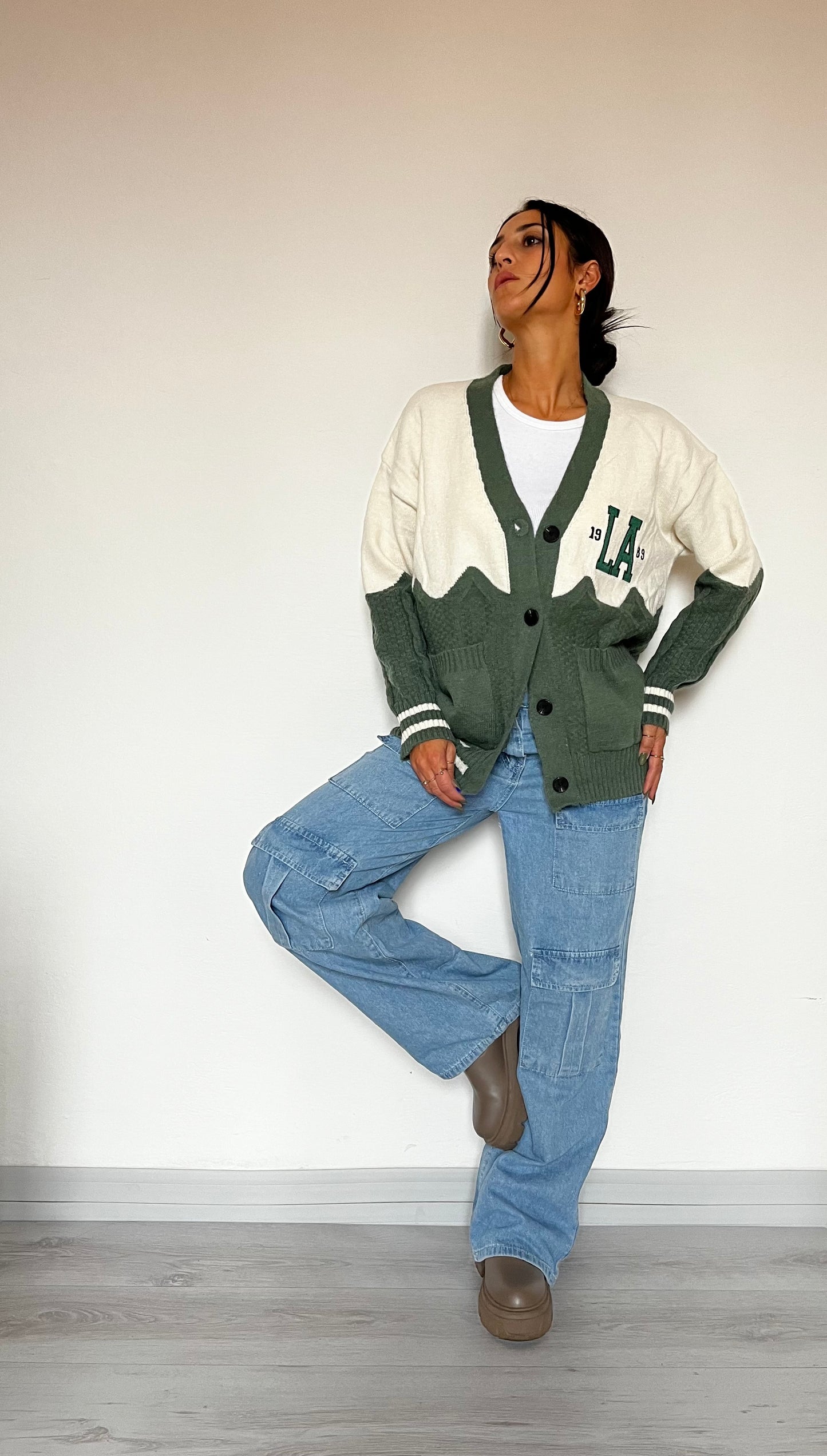 Cardigan Bicolore