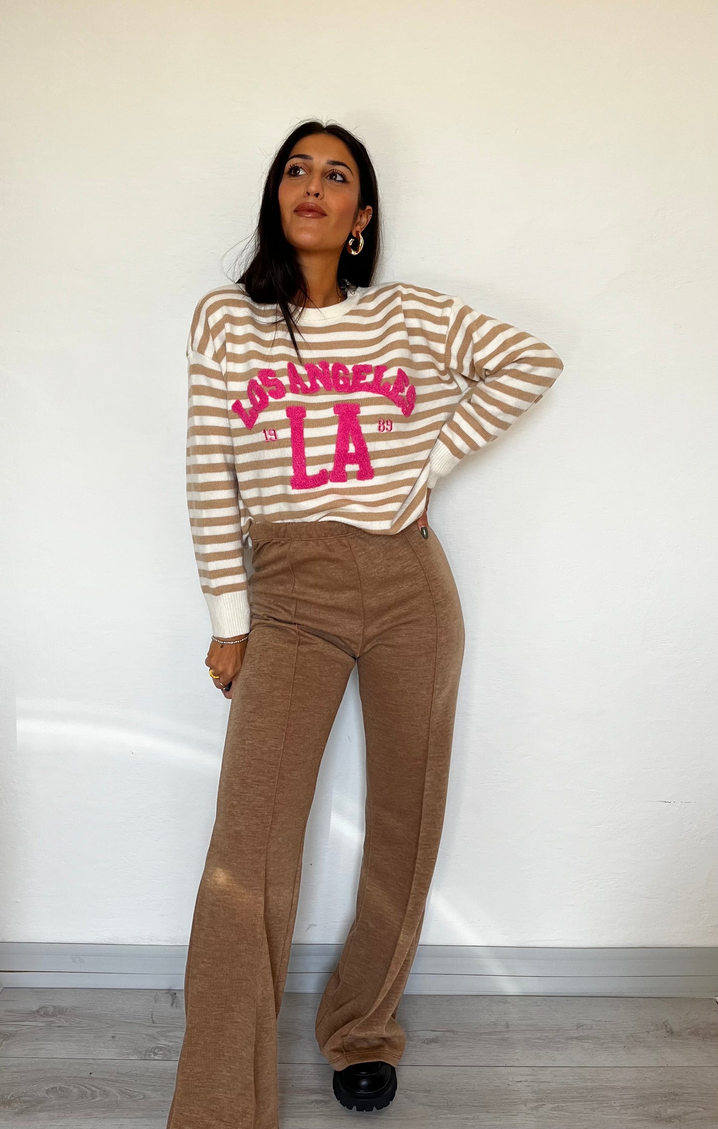 Pantaloni basic day a campana