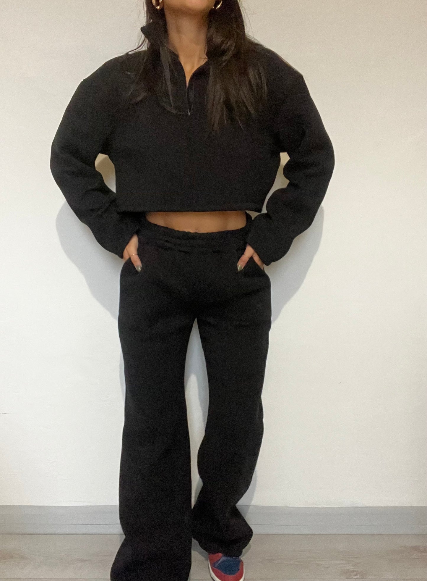 Set sportivo pantalone + felpa