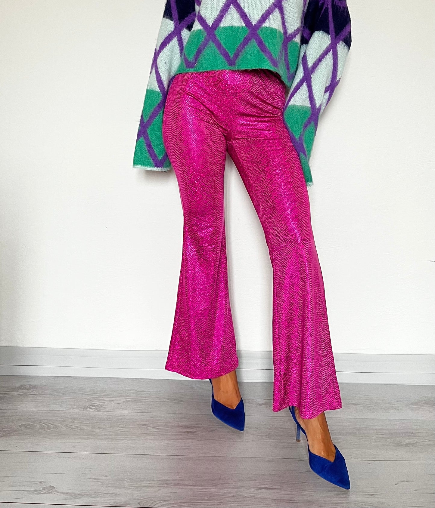 Leggings a gamba svasata