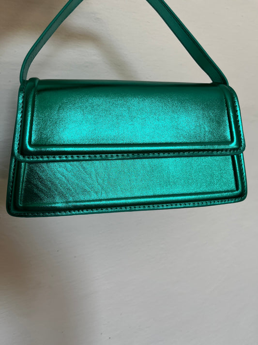 City mini bag metallizzata