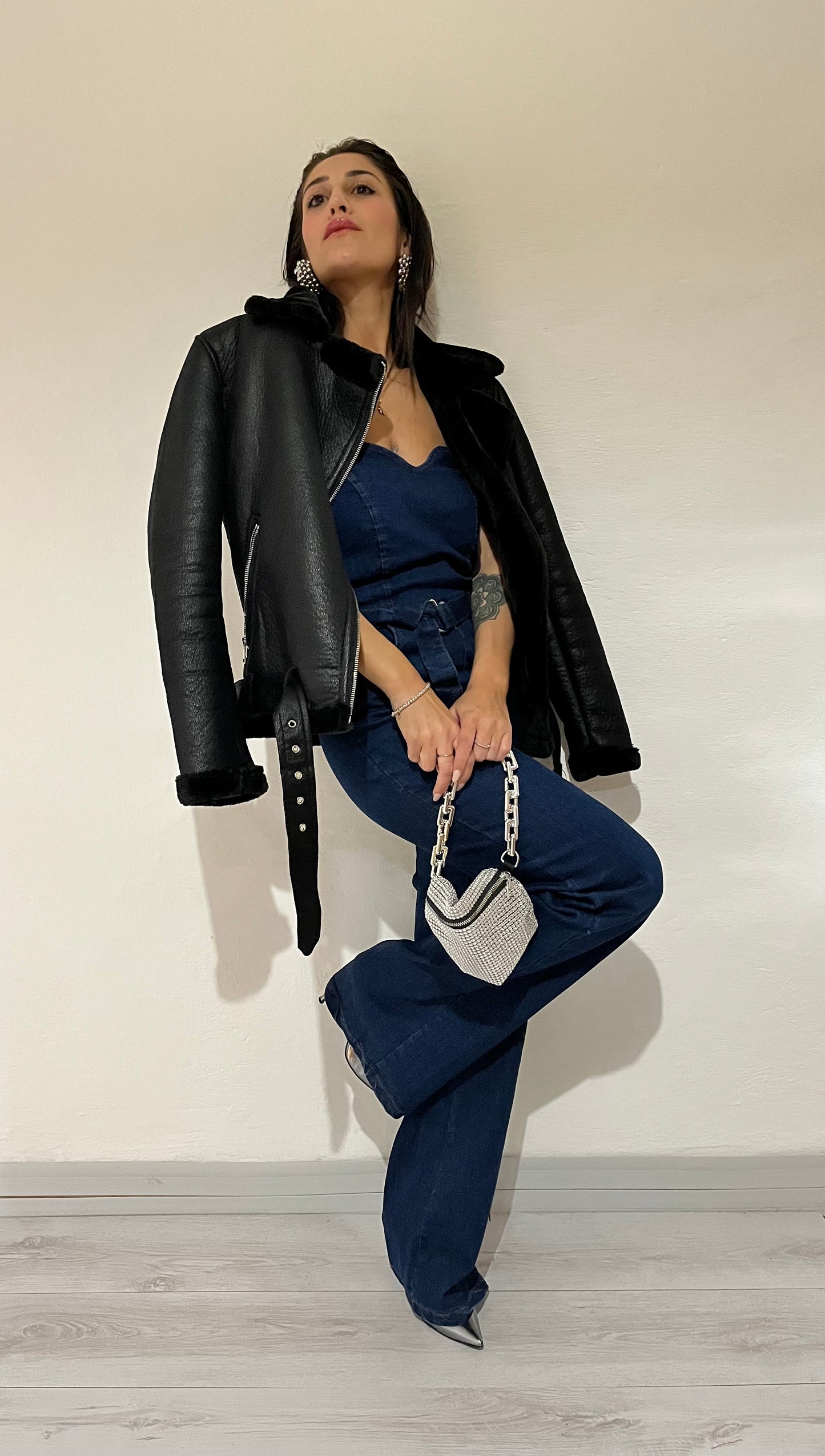 Tuta intera in denim