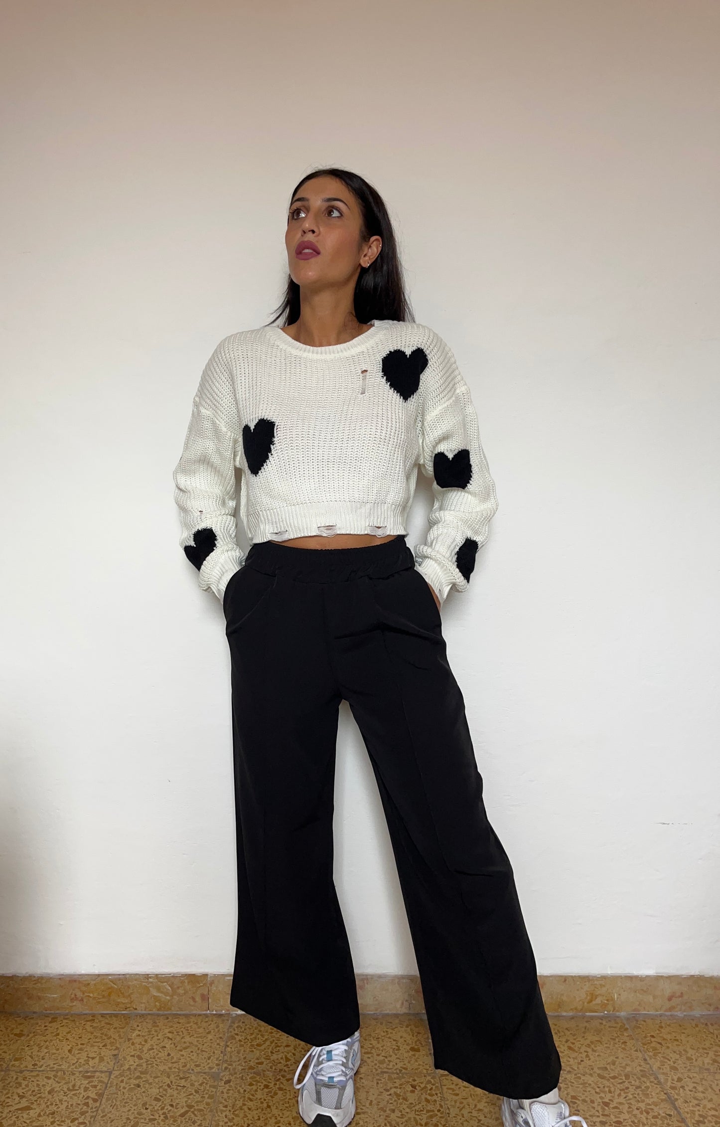 Pantaloni basic a campana