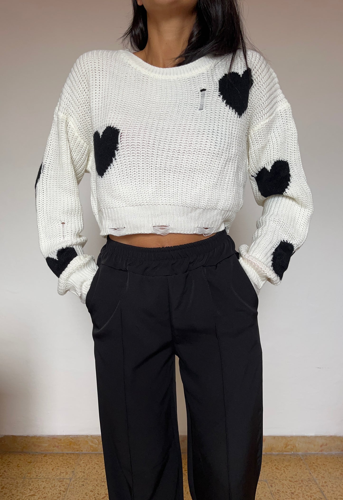 Pantaloni basic a campana