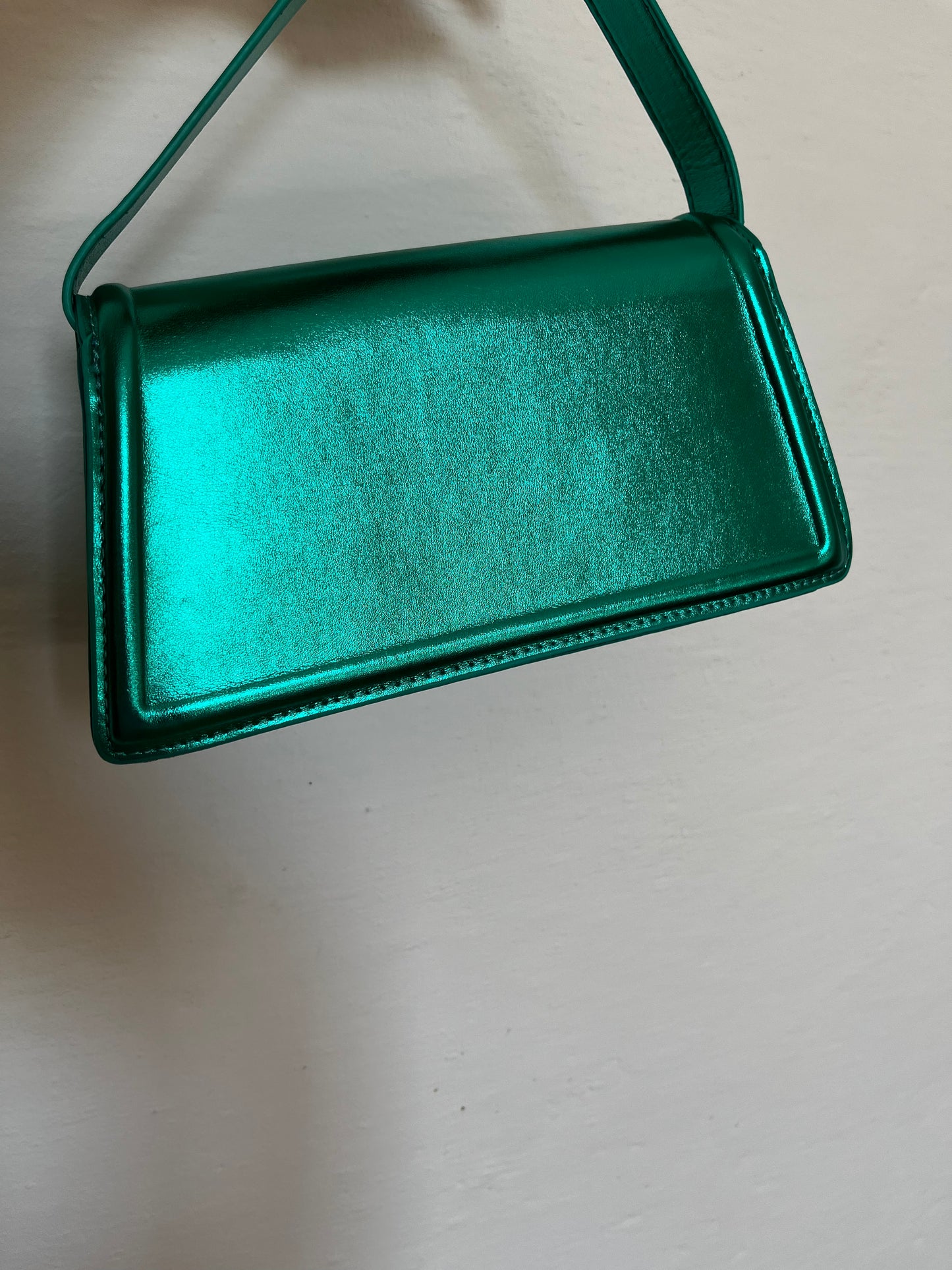 City mini bag metallizzata