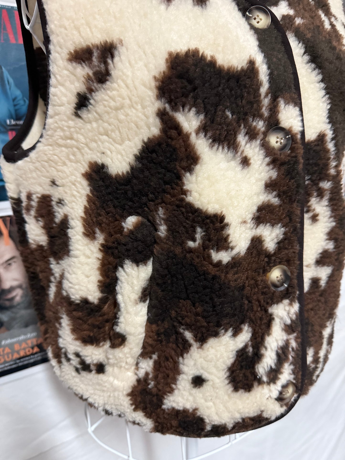 Gilet finta pelliccia