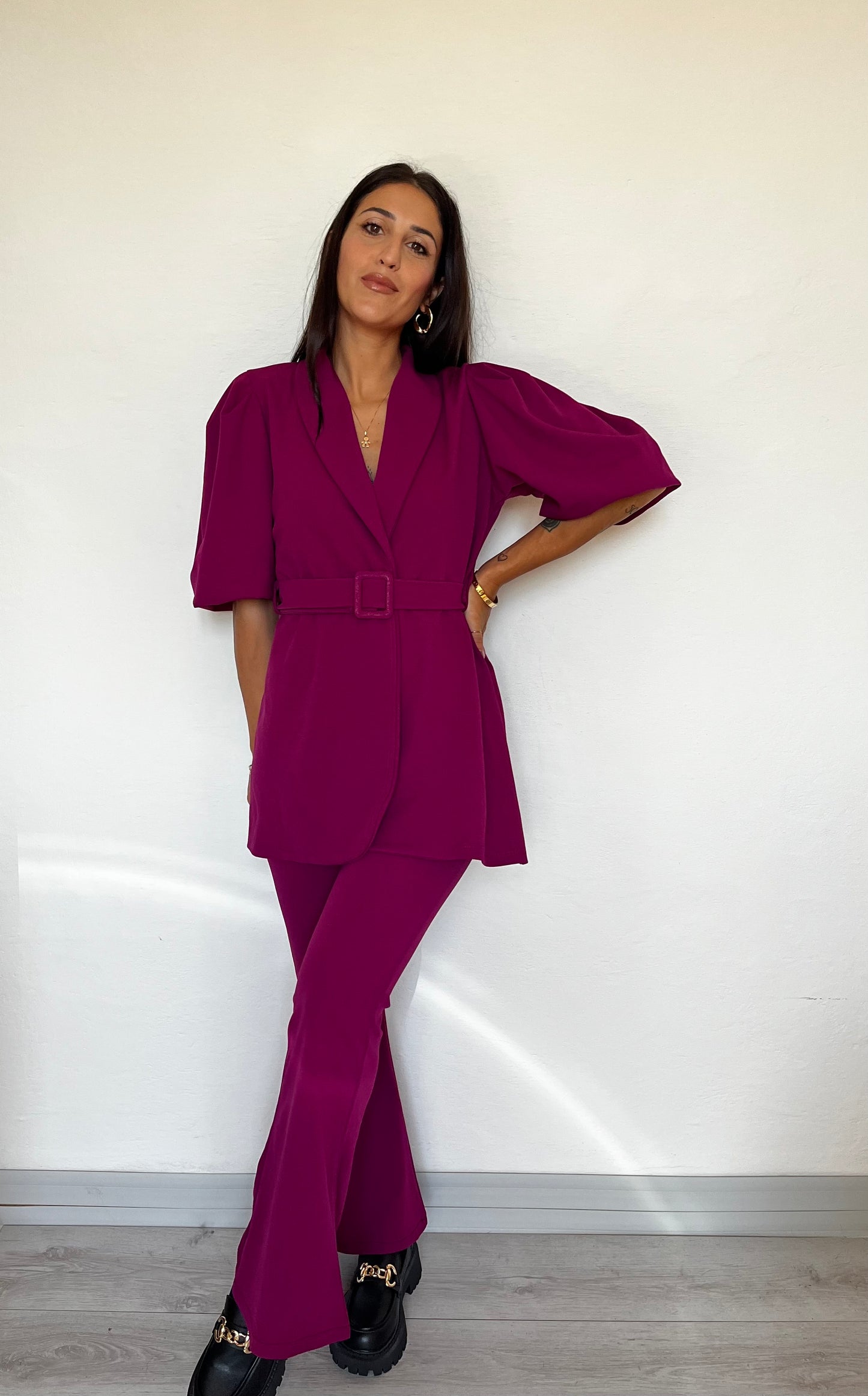 Tailleur in tessuto