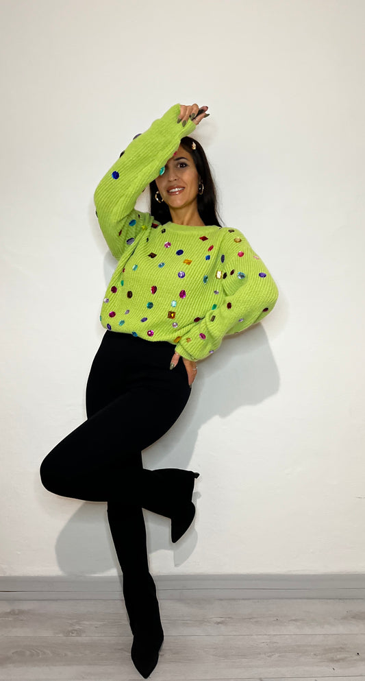 Leggins a zampa con spacco