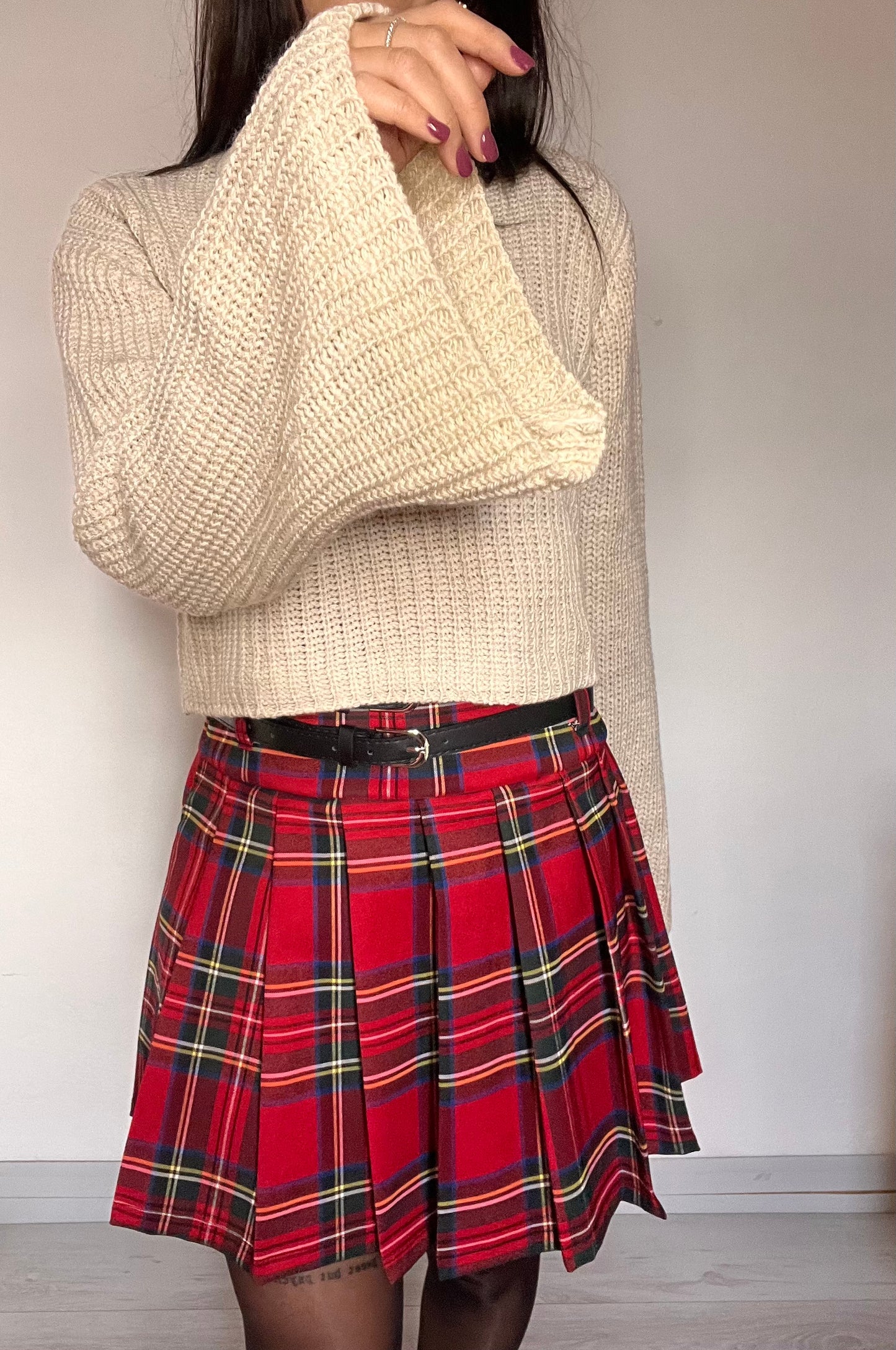 Pullover cropped in Maglia