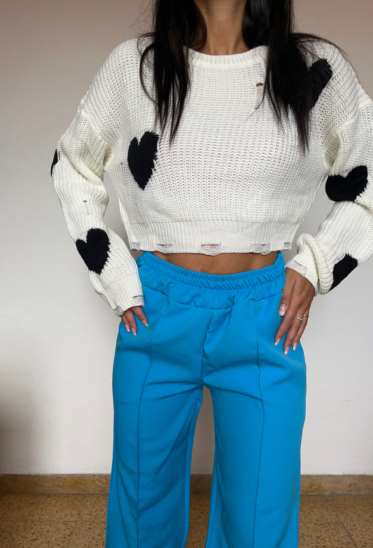 Pantaloni basic a campana