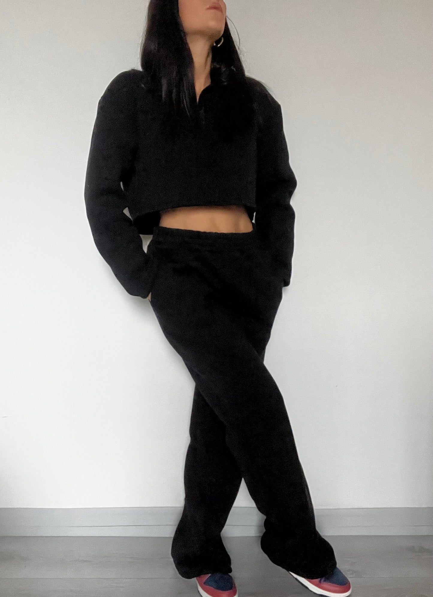 Set sportivo pantalone + felpa