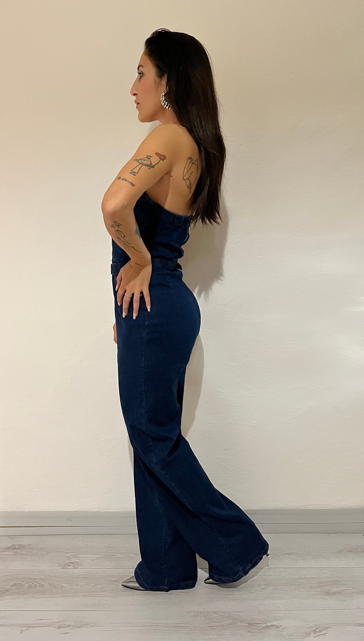 Tuta intera in denim