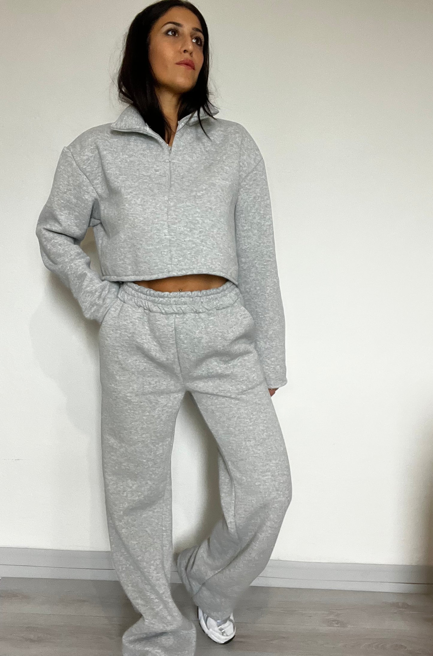 Set sportivo pantalone + felpa