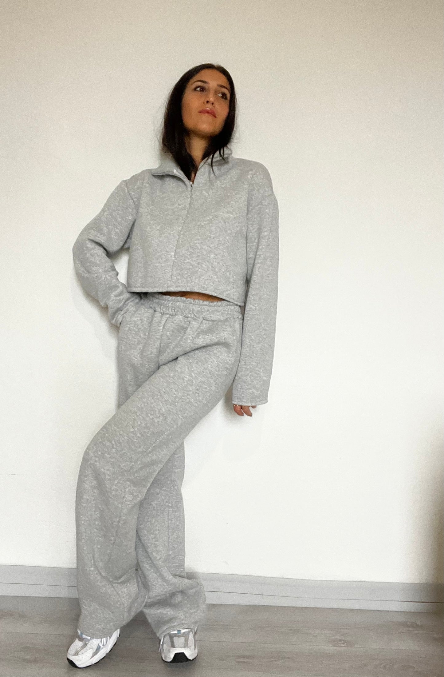 Set sportivo pantalone + felpa