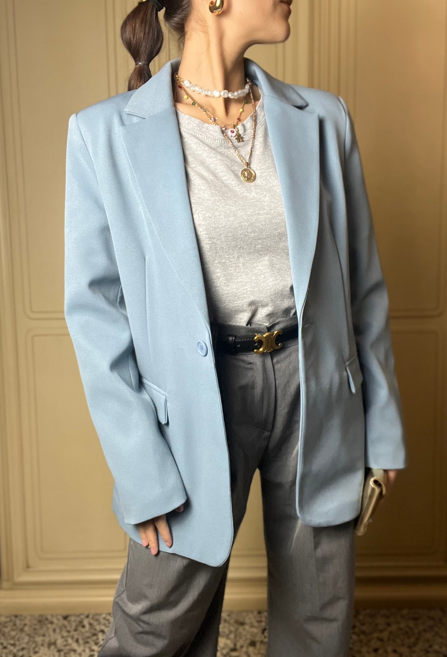 Blazer celeste