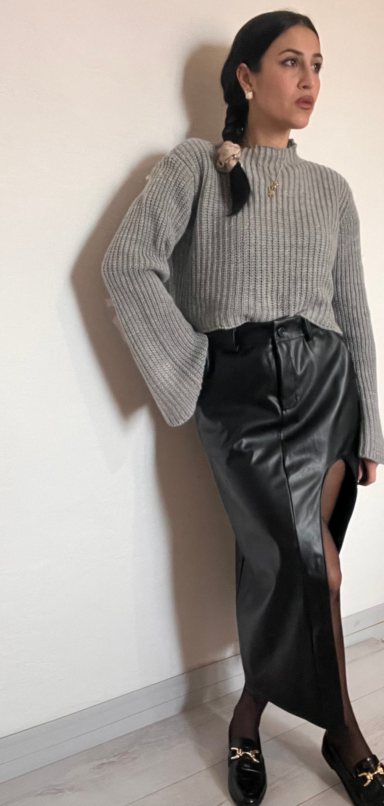 Pullover cropped in Maglia