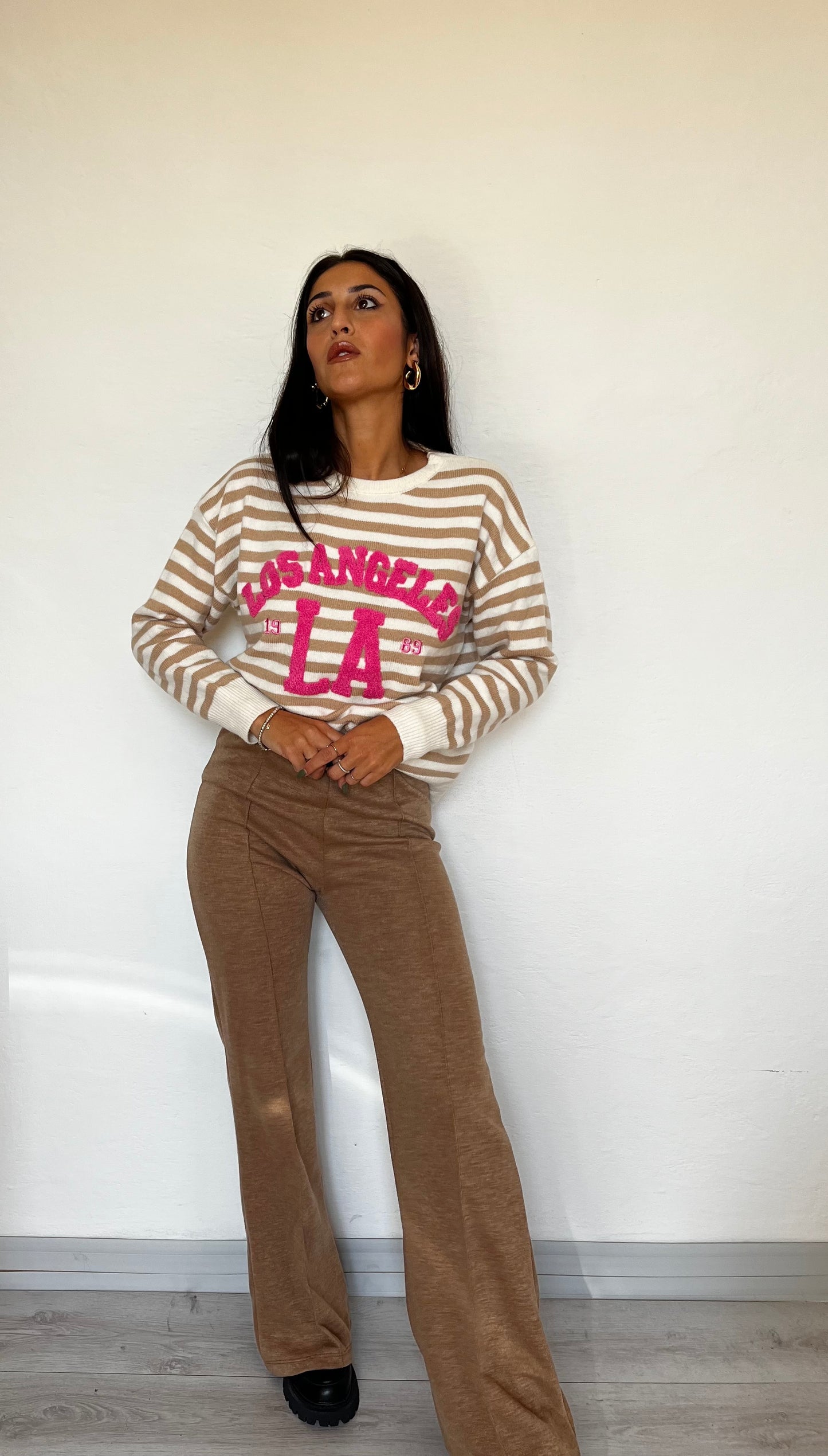Pantaloni basic day a campana