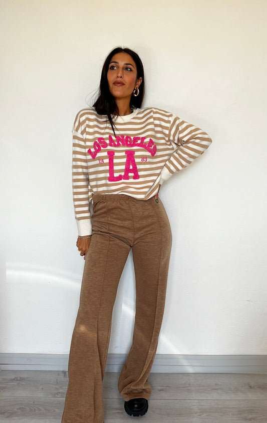 Pantaloni basic day a campana