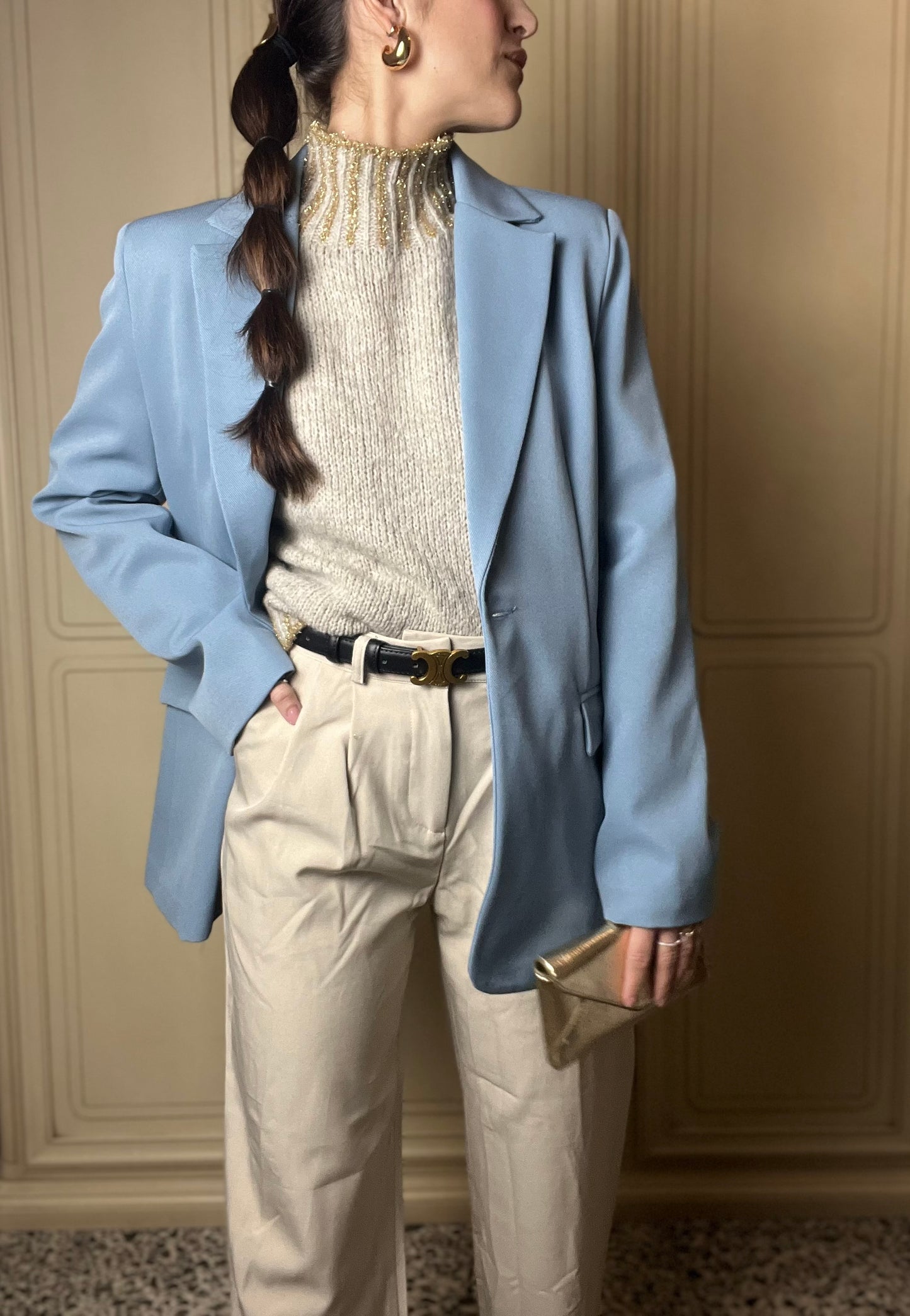 Blazer celeste
