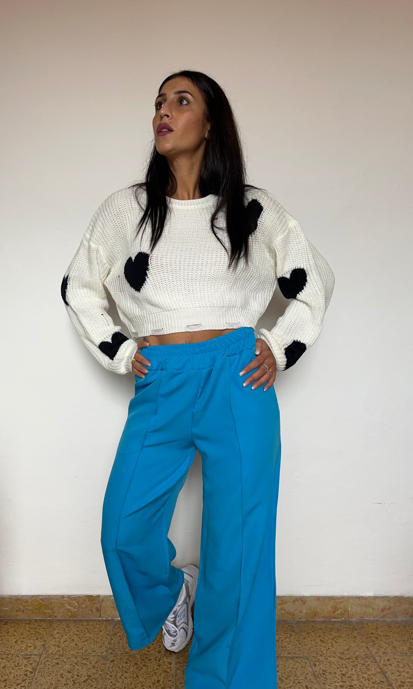 Pantaloni basic a campana