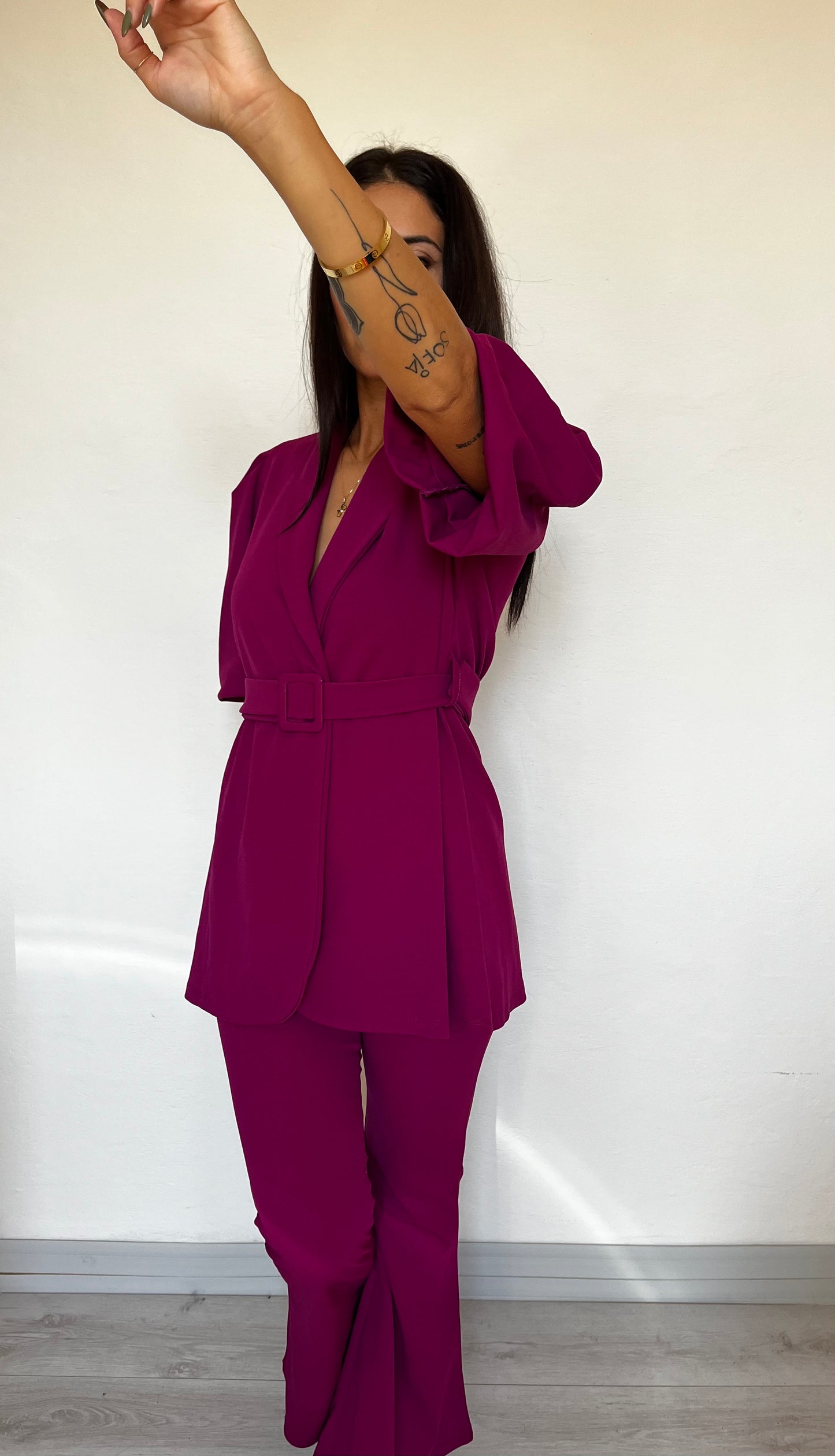 Tailleur in tessuto