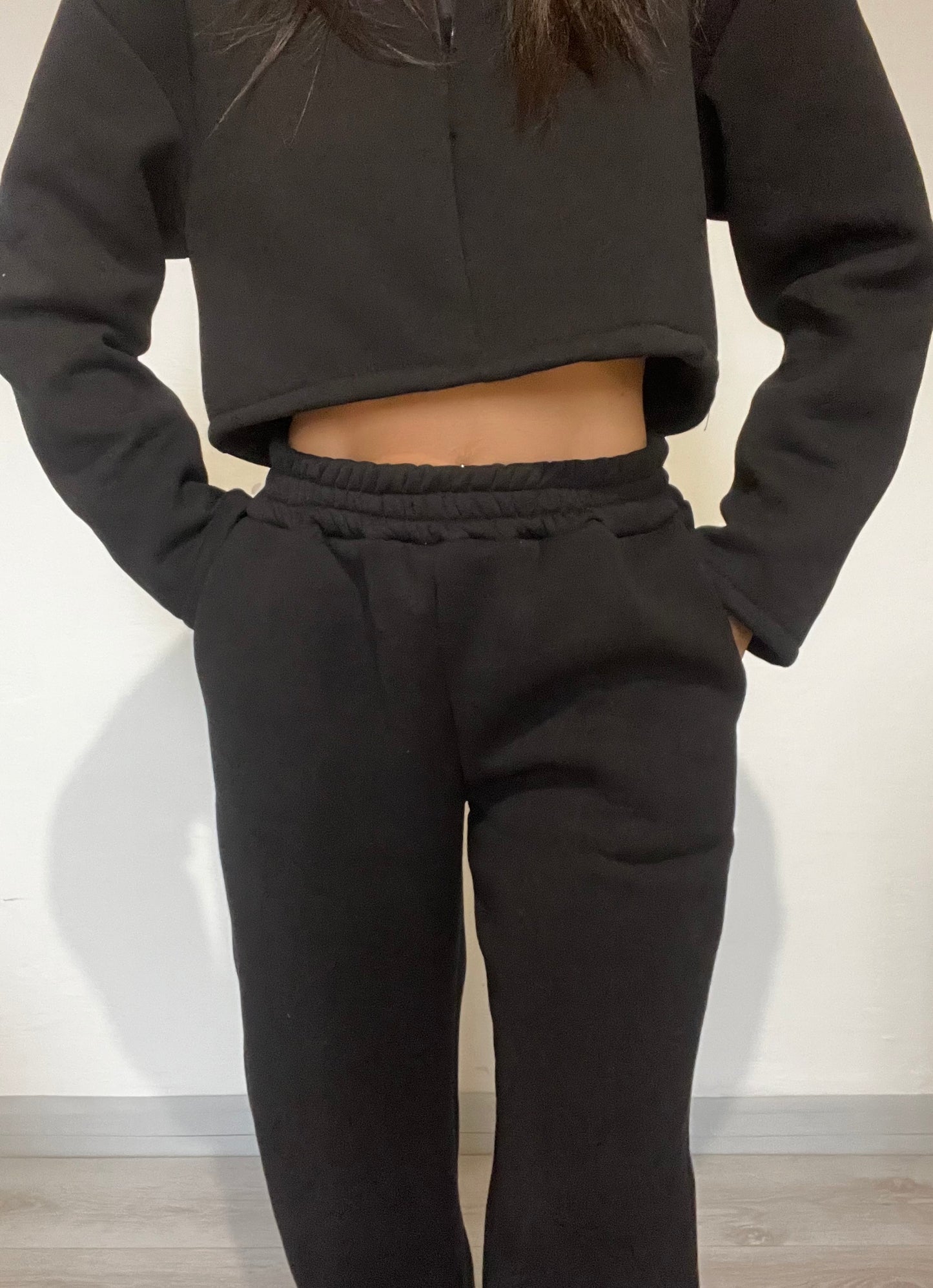 Set sportivo pantalone + felpa