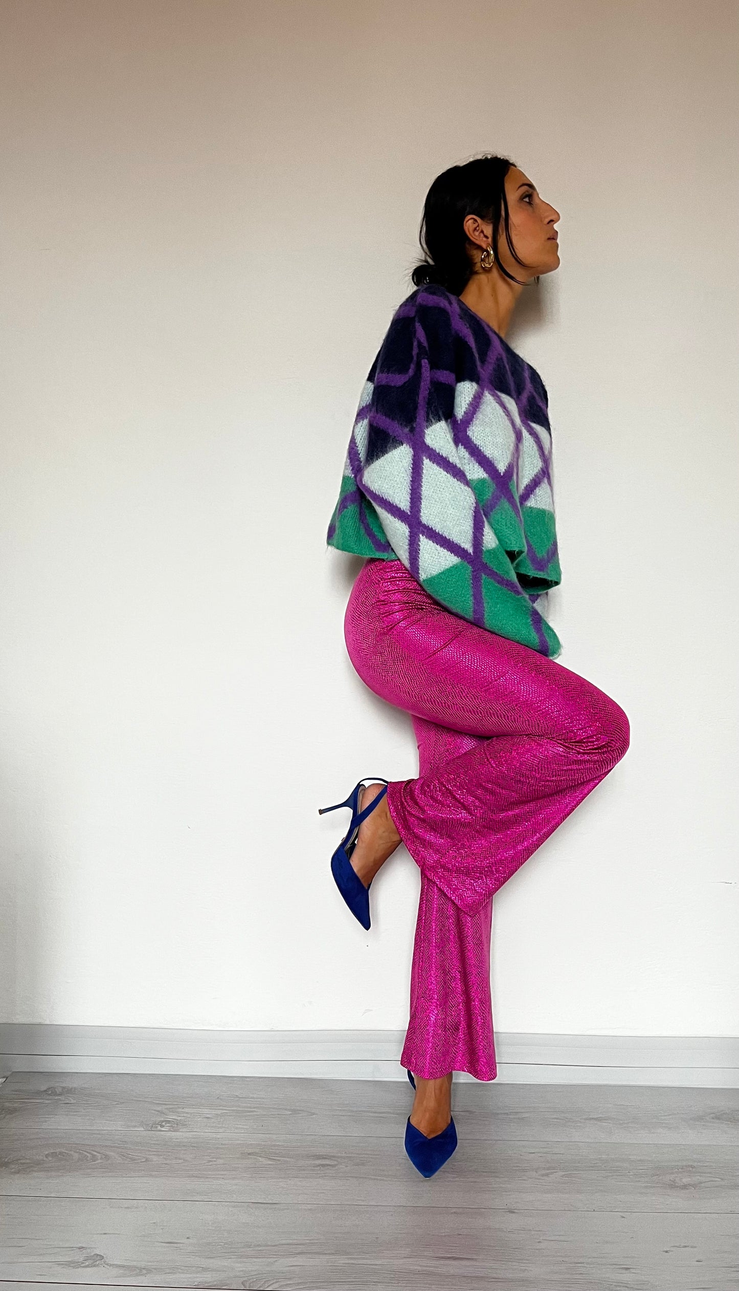Leggings a gamba svasata