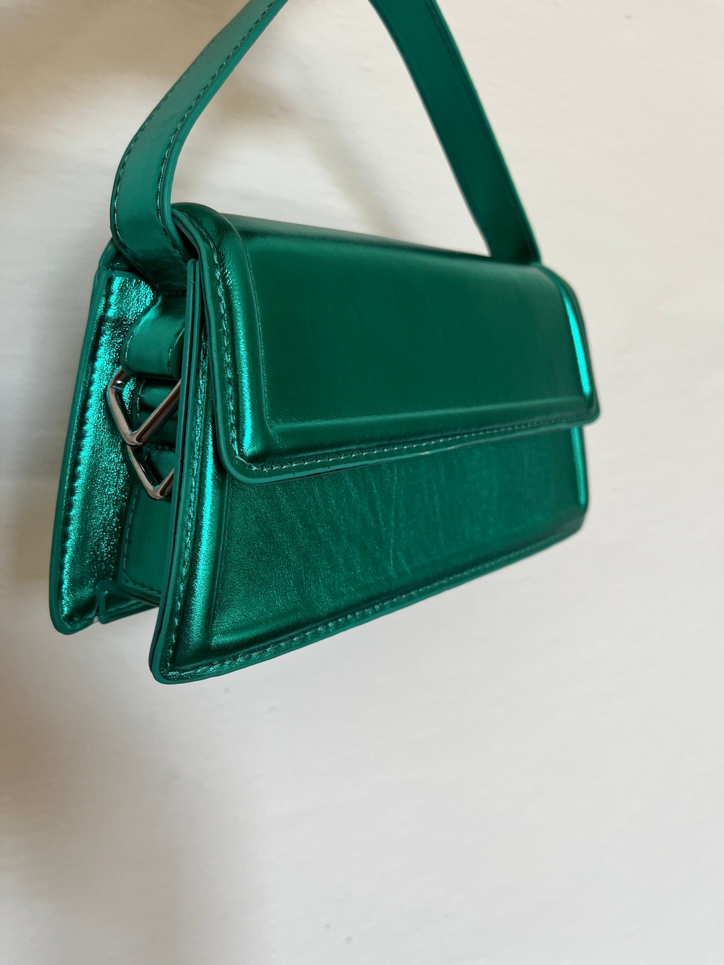 City mini bag metallizzata