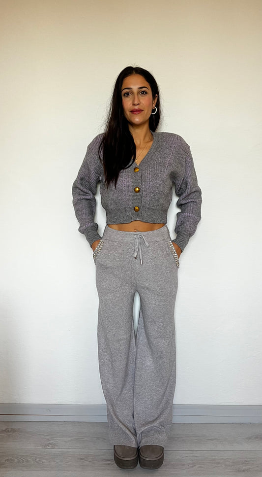 Pantalone soft touch gamba larga