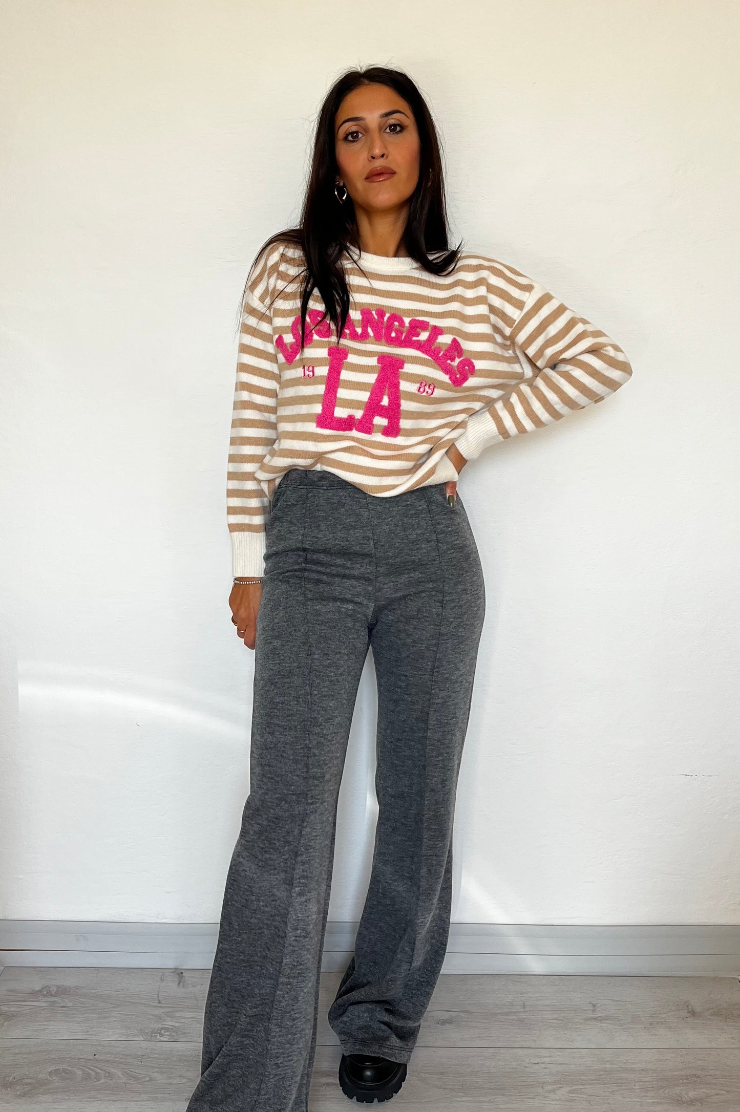 Pantaloni basic day a campana