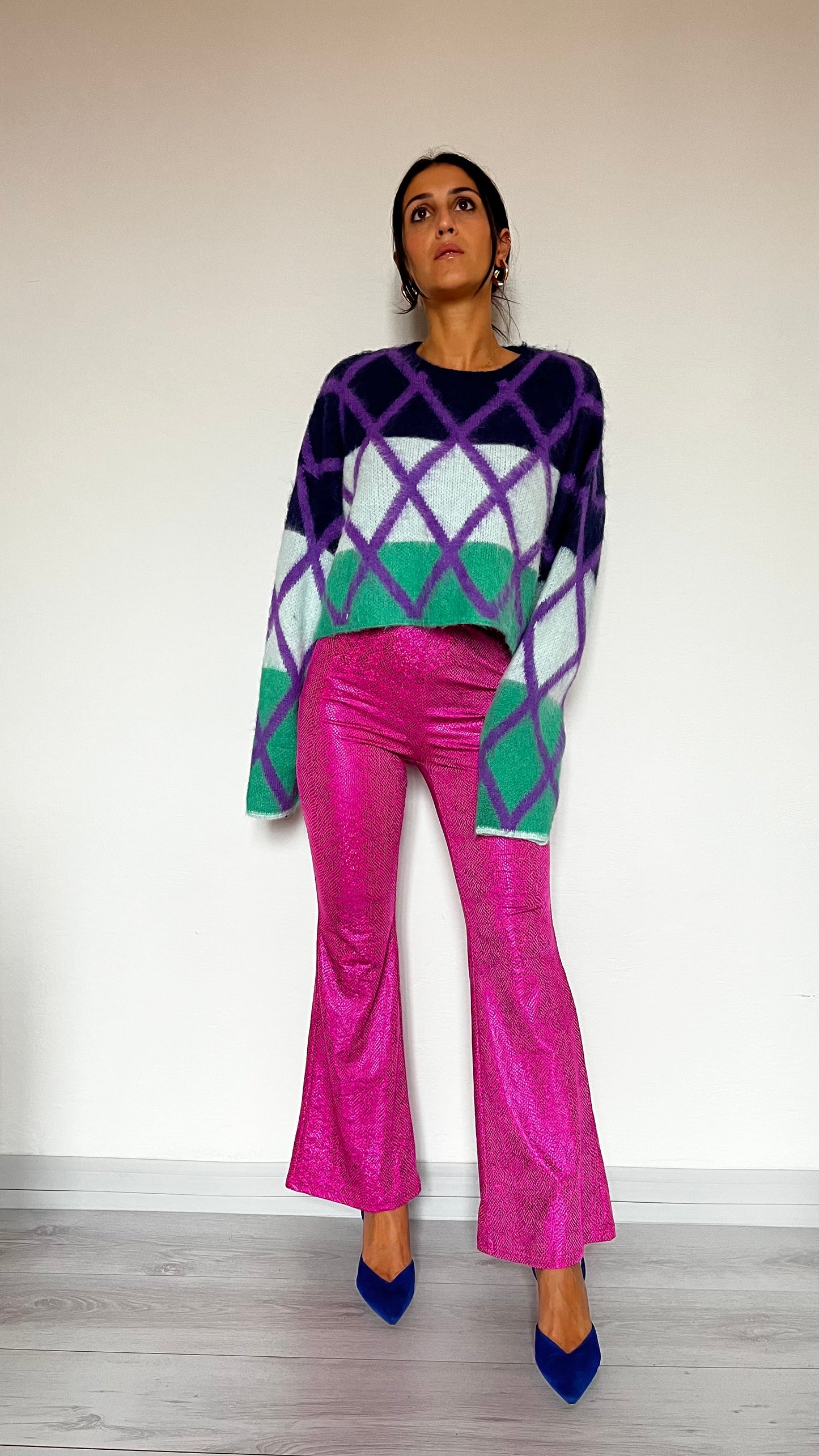 Leggings a gamba svasata