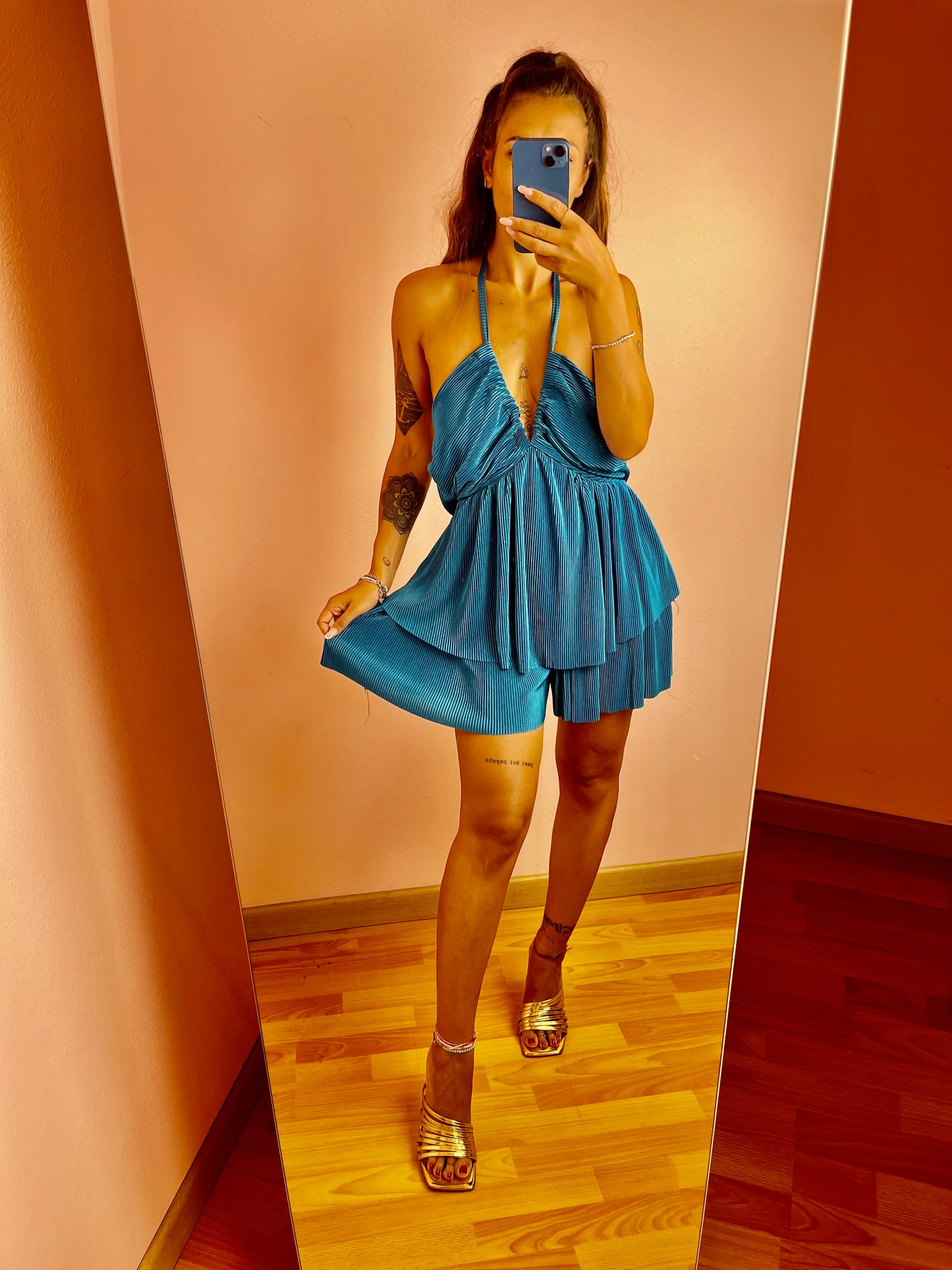 Jumpsuit in vellutina