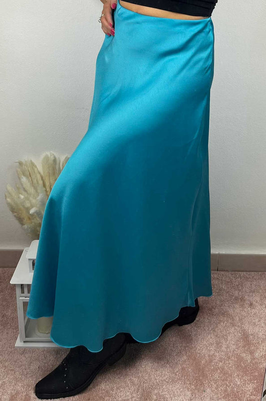 Gonna lunga in satin           “Gemma”