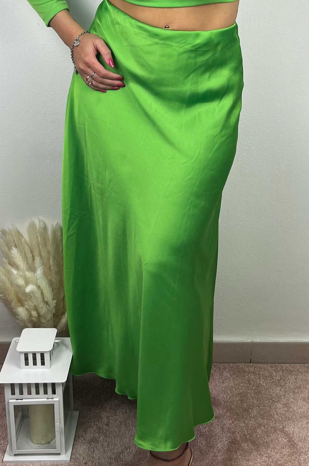 Gonna lunga in satin           “Gemma”