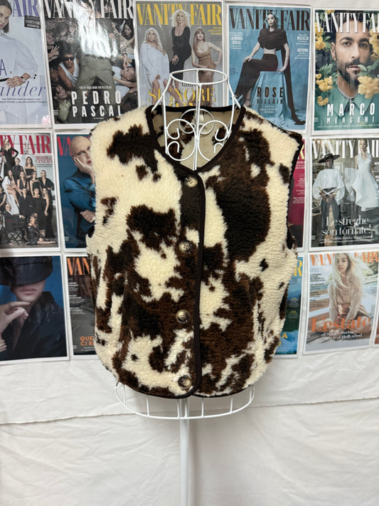 Gilet finta pelliccia