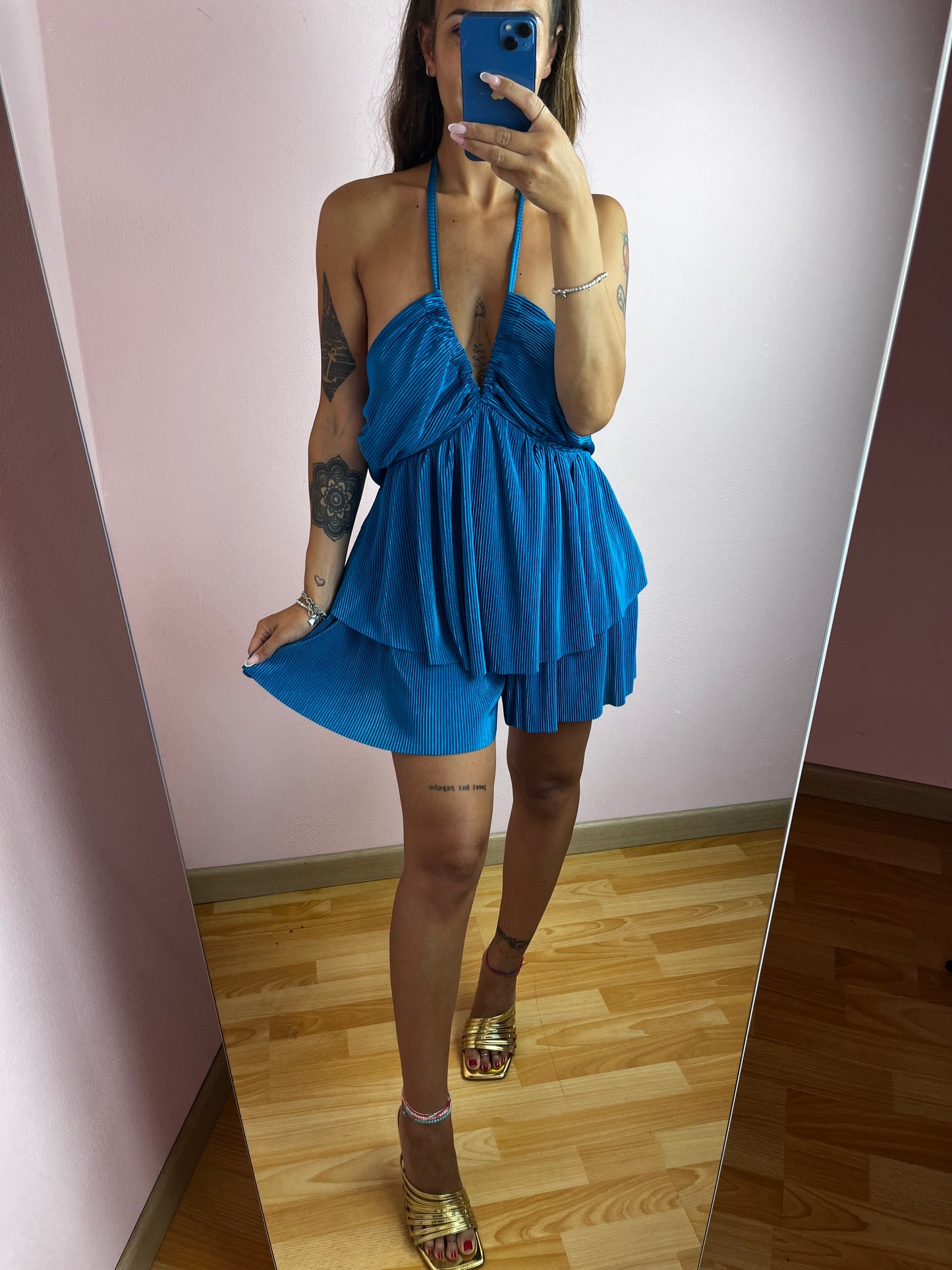 Jumpsuit in vellutina